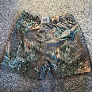 Darc Sport Sewn Together Patch Liam Mesh Shorts in Laurel Camo
